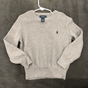 Polo Ralph Lauren 100% cotton sweater w navy embo